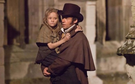 Hugh Jackman em cena do filme Os Miseráveis, lançado no ano passado - Divulgação